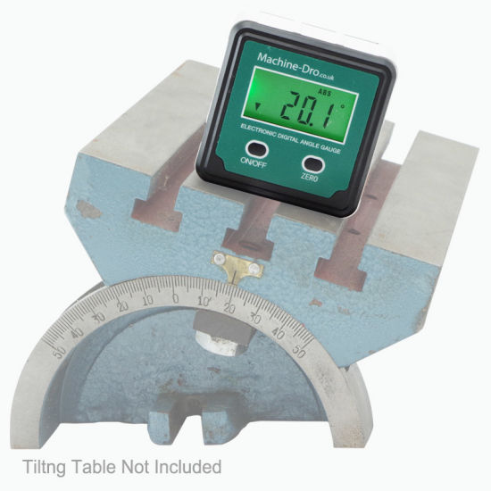 Machine-Dro Digital Angle Gauge/Digital Level with Magnetic Base and Backlight