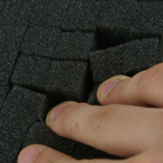 2 Piece Cubed Foam Block 440 X 310 X 90mm Insert for En-AC-FC-A501 Flight Case