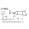 Aoyue LF-08LD Chisel Type Solder Tip With Heating Element