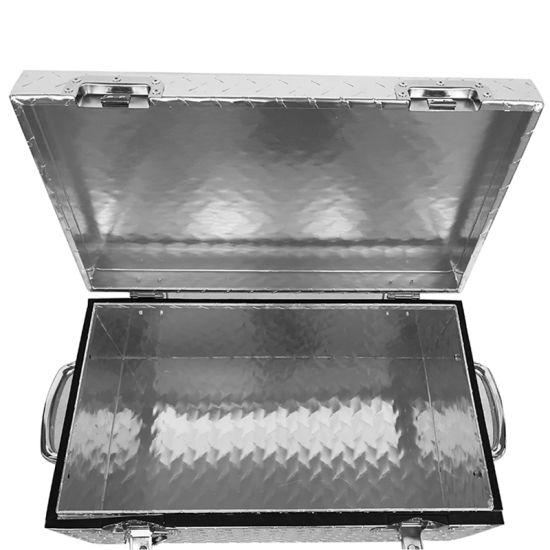 Full Aluminium Storage Case, Heavy Duty Diamond Plate