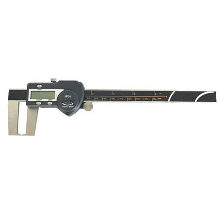 150mm Outside Groove Digital Caliper with Flat Point