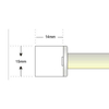 Aoyue N-1315 Flat Tip SMD Hot Tweezer Irons for SI-950