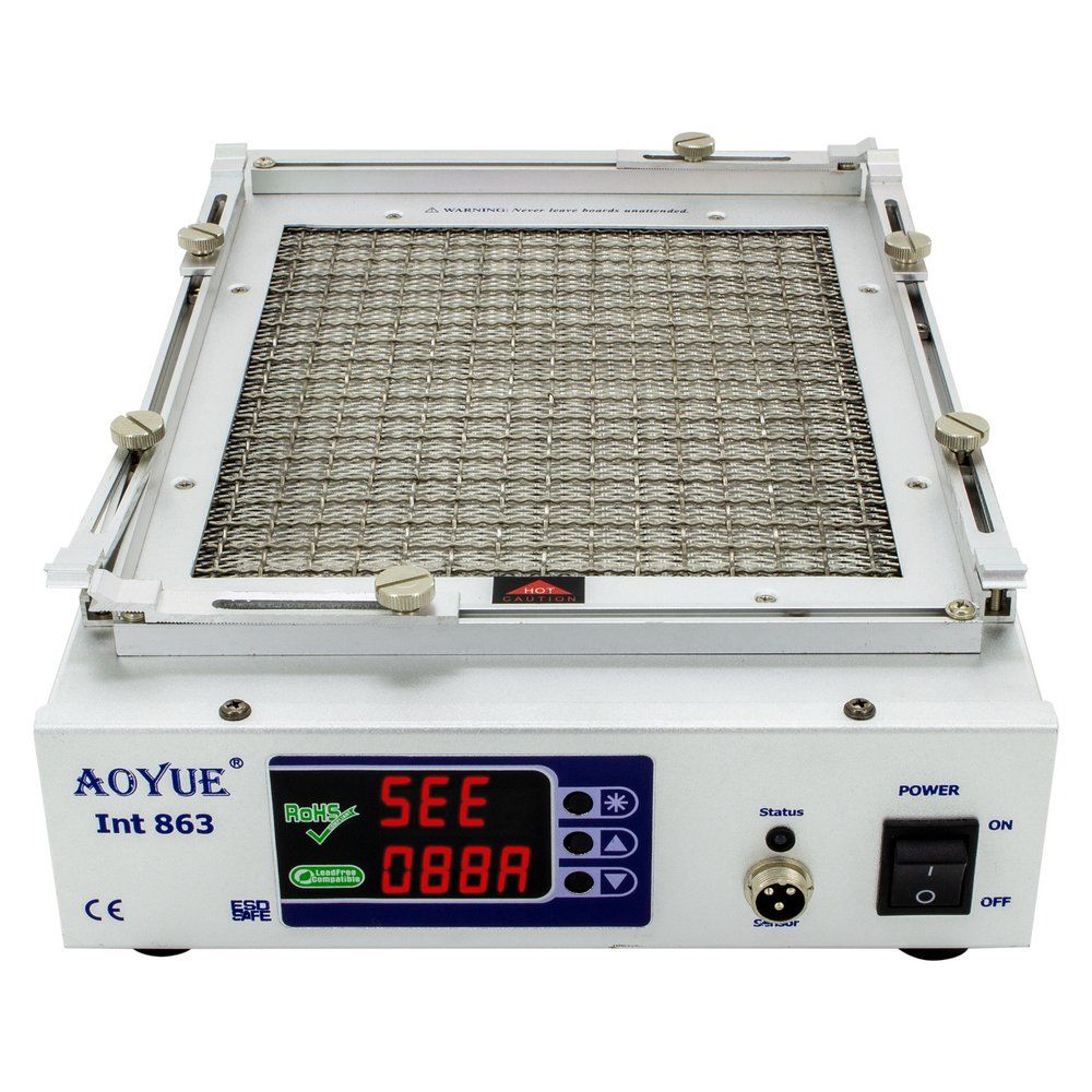 Aoyue 863 Infrared Preheater with Variable Temperature for reworking PCB's