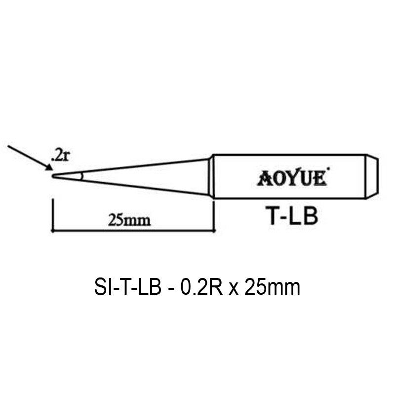 Aoyue T-LB Conical Soldering Iron Tip